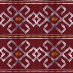 Abstract Design Vintage Knitted Pattern Seamless Background N2
