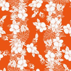 Hibiscus flower pattern N21