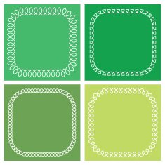 line art labels