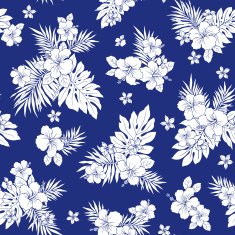 Hibiscus flower pattern N30