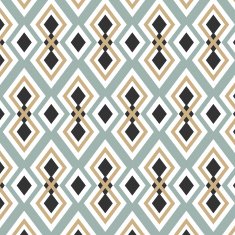Seamless Geometric Color Tile Vector Pattern Background Wallpape N5