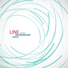 Vector abstract color line and circle background N4