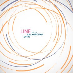 Vector abstract color line and circle background N6