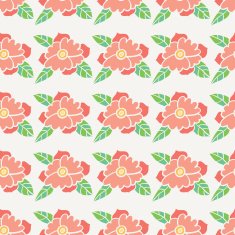 Summer Meadows seamless vector pattern