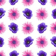 Watercolor seamless floral pattern N3