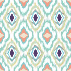 Ikat seamless pattern design N10