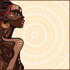 Profile of beautiful African woman N3