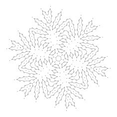 Vector Beautiful Deco Black Mandala N319
