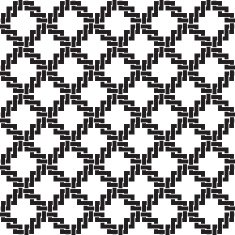 Chain mail of the links in form crosses N4