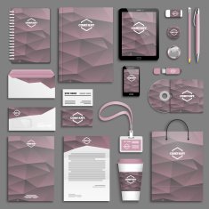 Corporate identity template set N54