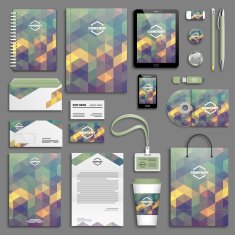 Corporate identity template set N71