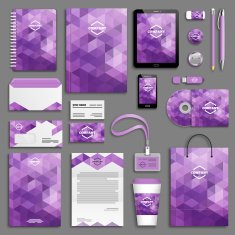 Corporate identity template set N72