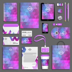Corporate identity template set N77