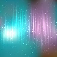 Shining with particles on blurred background N50