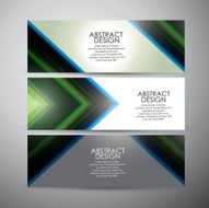Vector banners set background N3