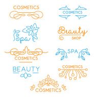 Vector Beauty and Cosmetics Logos