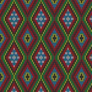 Abstract Design Vintage Knitted Pattern N2