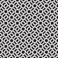 Seamless pattern of intersecting braces