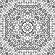 Abstract seamless outline pattern N12