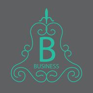 luxury monogram design template elegant lineart business sign bo N4