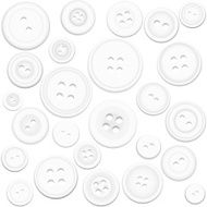 White Buttons Background