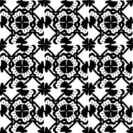 Black and white seamless pattern N63