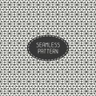 Geometric monochrome abstract seamless polygon pattern Optical illusion effect N4