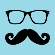 Mustache and Glasses N3
