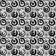 Hand drawn painted seamless pattern N7
