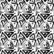 Hand drawn painted seamless pattern N9