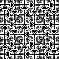 Black and white seamless pattern N64