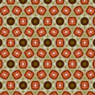 art vintage ethnic blurred watercolor floral pattern