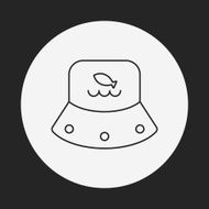 fisherman hat icon