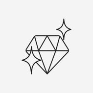 diamond line icon N10