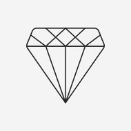 diamond line icon N13