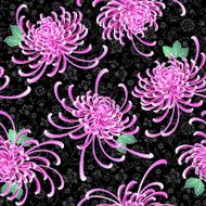 Japanese flower material N6