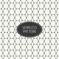 Geometric monochrome abstract seamless polygon pattern Optical illusion effect N7