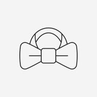 Necktie line icon N6