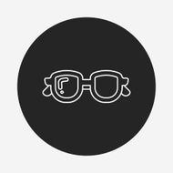 glasses line icon N10