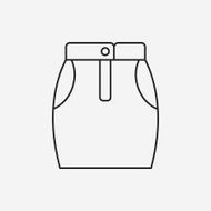 skirts line icon N9