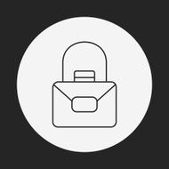 purse line icon N17