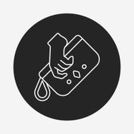 purse line icon N19
