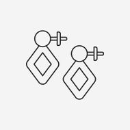 earring line icon N8