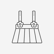 skirts line icon N17
