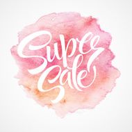 Super sale tag banner Vector illustration N2