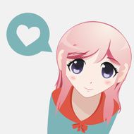 Manga Girl Illustration N4