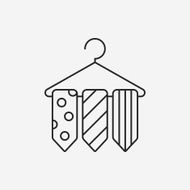 Necktie line icon N10