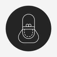 purse line icon N23