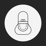purse line icon N25
