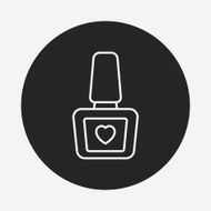 Nail polish line icon N7